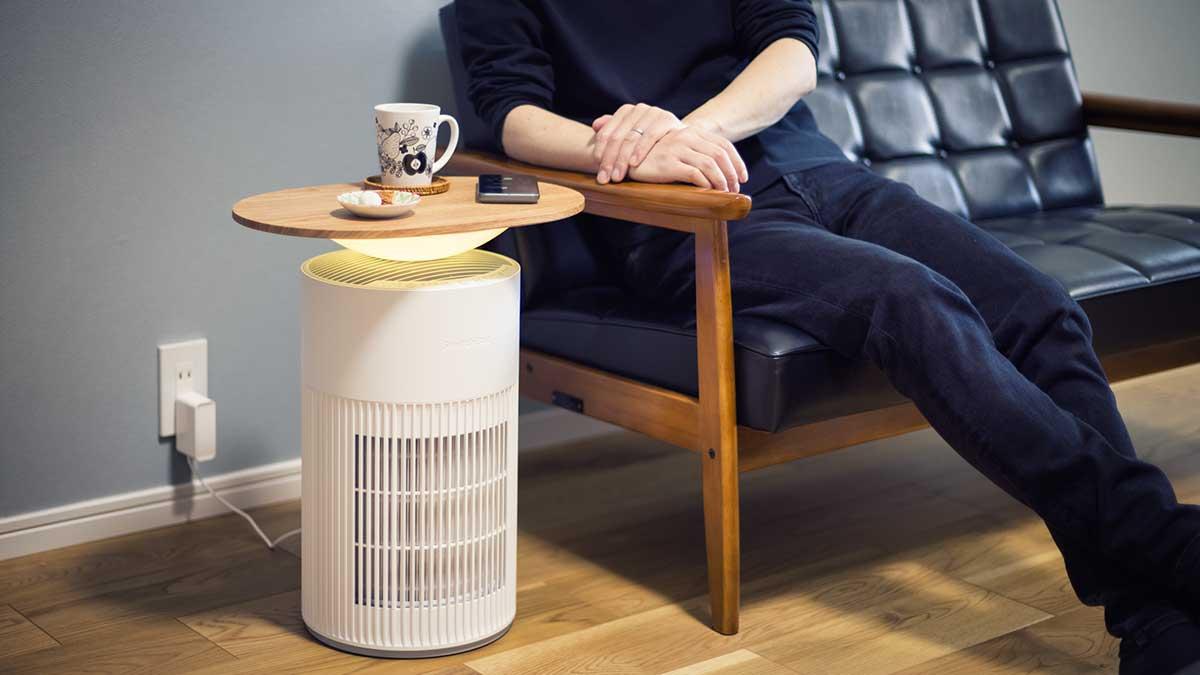 1台4役の｢SwitchBot空気清浄機Table｣が｢私の上にモノを置いてもいい