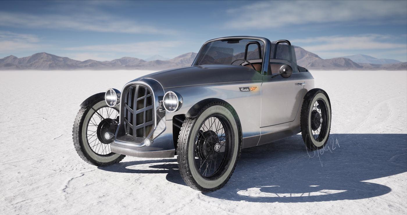 ルパン三世が乗りそうなクラシックデザインの小型EV | ギズモード