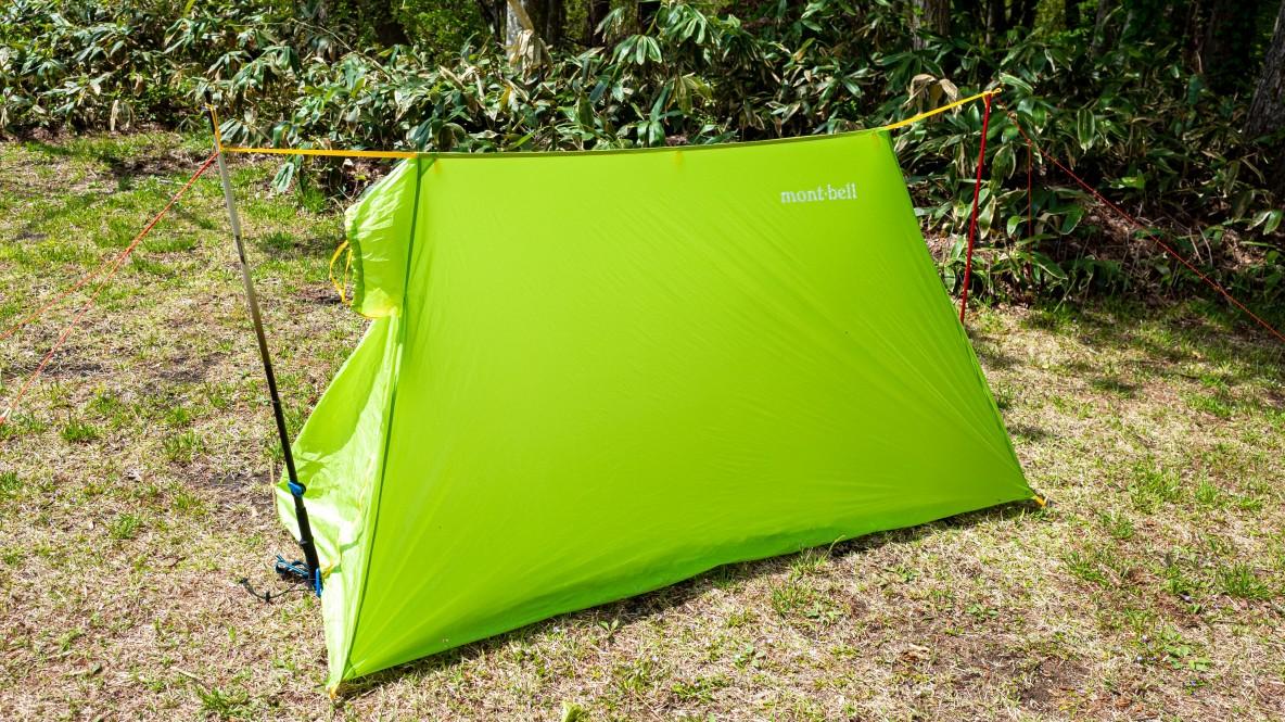 モンベルの「U.L.ツェルト」はもしものときの強い味方！ 缶ビール