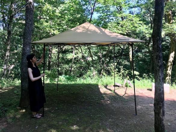 コールマンの「TCバイザーシェード」で、ほどよい開放感とプライベート