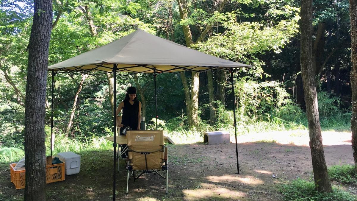 コールマンの「TCバイザーシェード」で、ほどよい開放感とプライベート