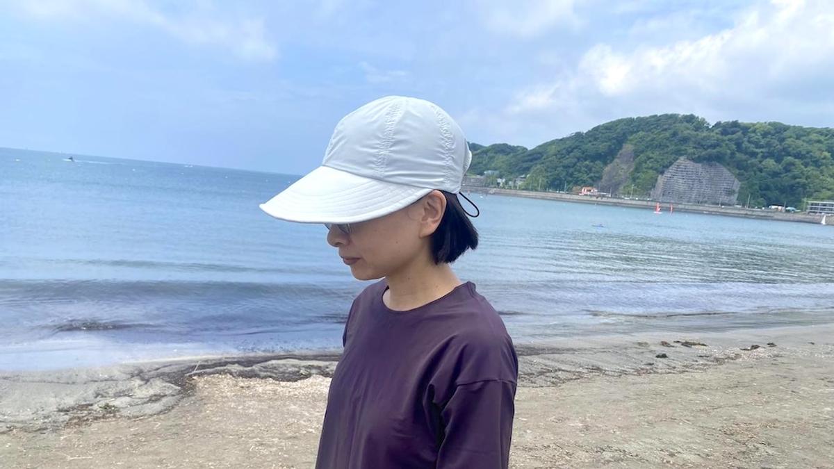 SPEEDの「ボヤージュユーブイキャップ」が顔の日焼けをしっかり防いで