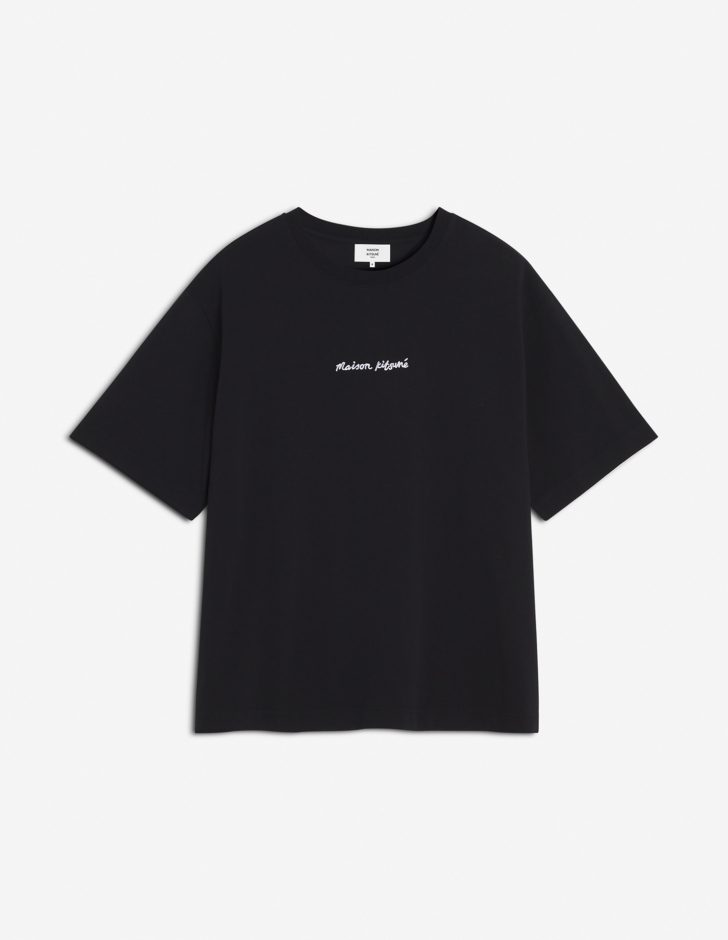 MAISON KITSUNE LINE HANDWRITING OVERSIZE TEE-SHIRT | Maison Kitsuné
