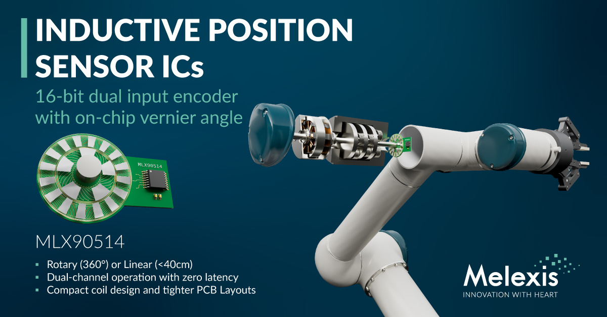 Melexis、最新のデュアル入力誘導センサーを発表 I Melexis