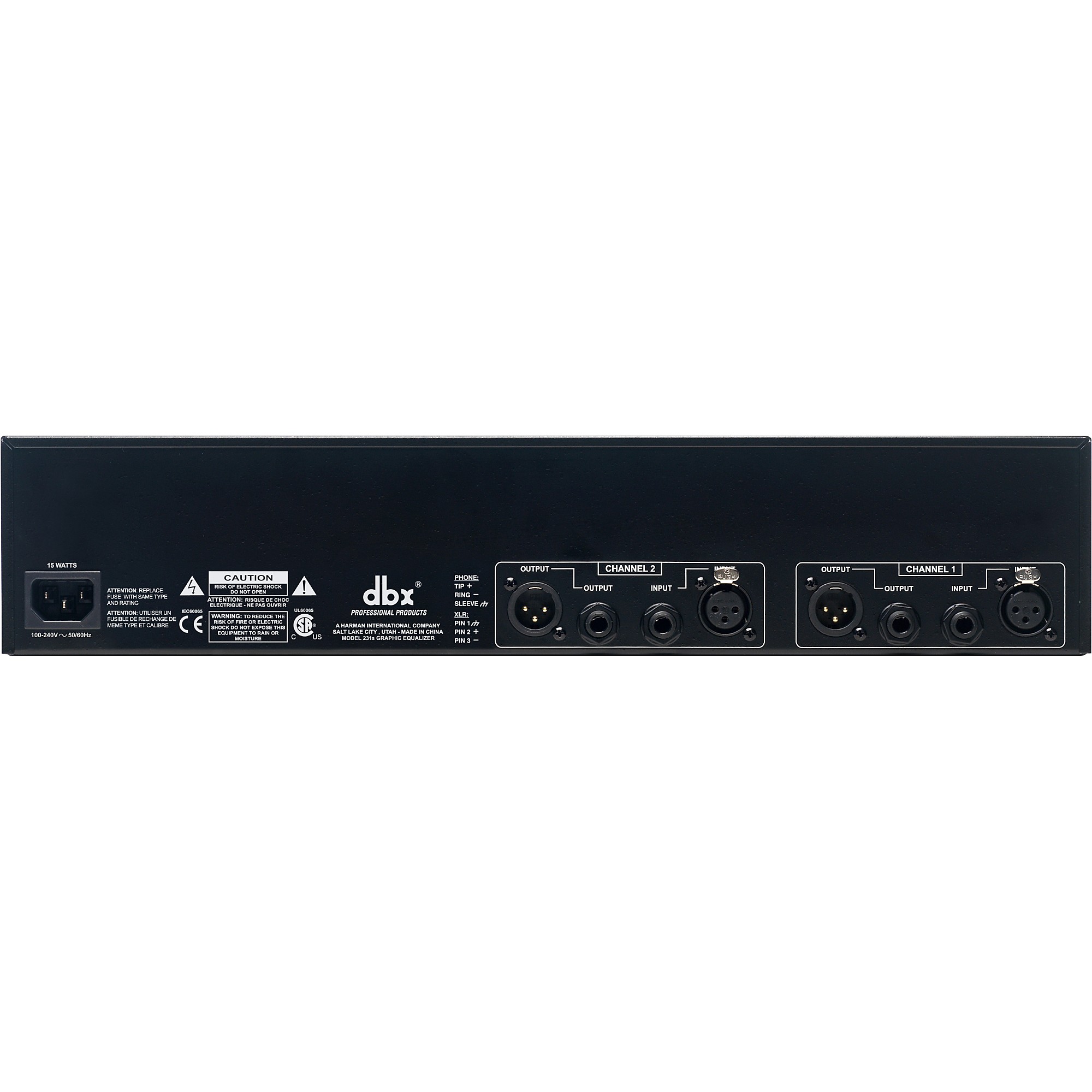dbx 231s Dual-Channel 31-Band Graphic Equalizer | Music & Arts