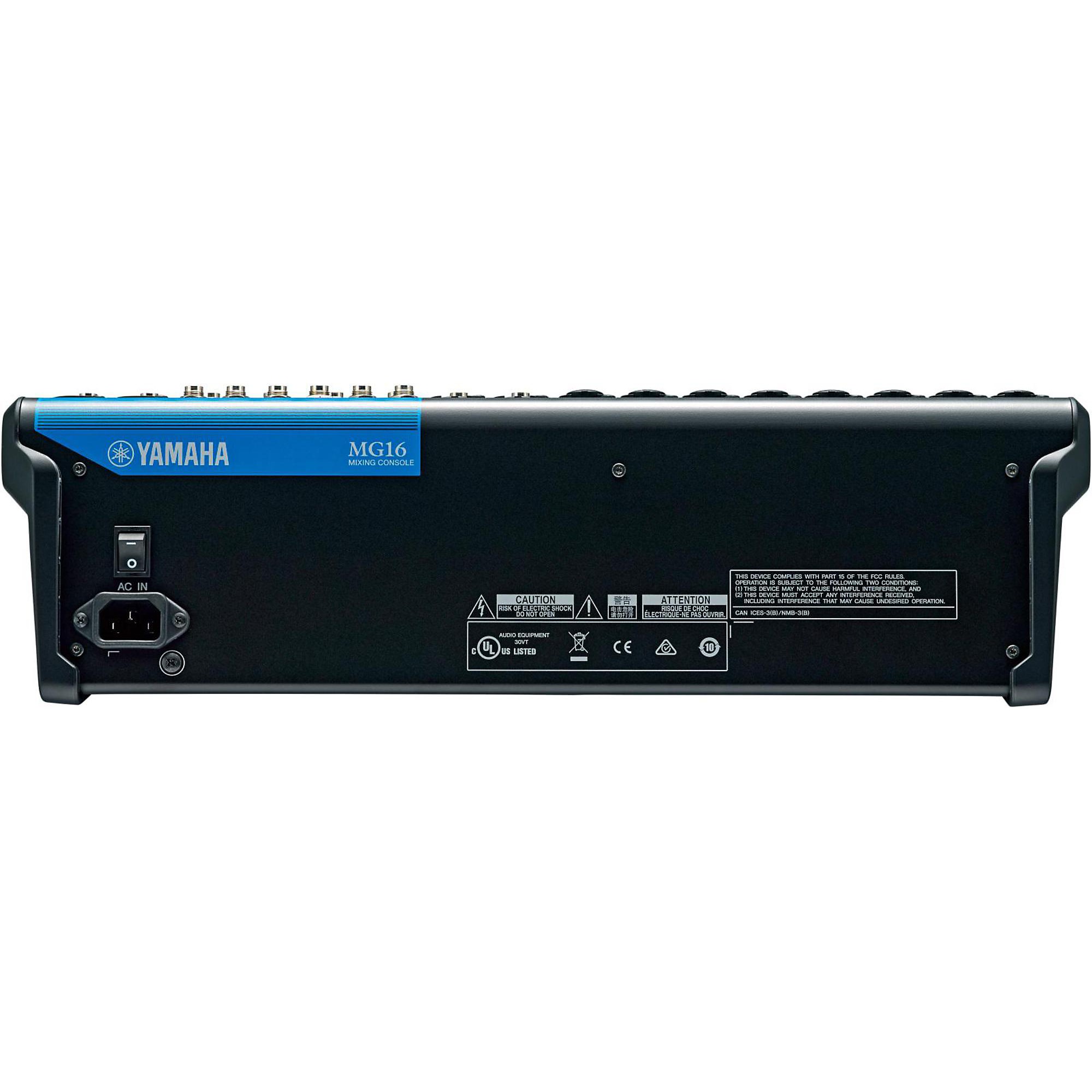 Yamaha MG16 16-Channel Mixer With Compression | Music & Arts