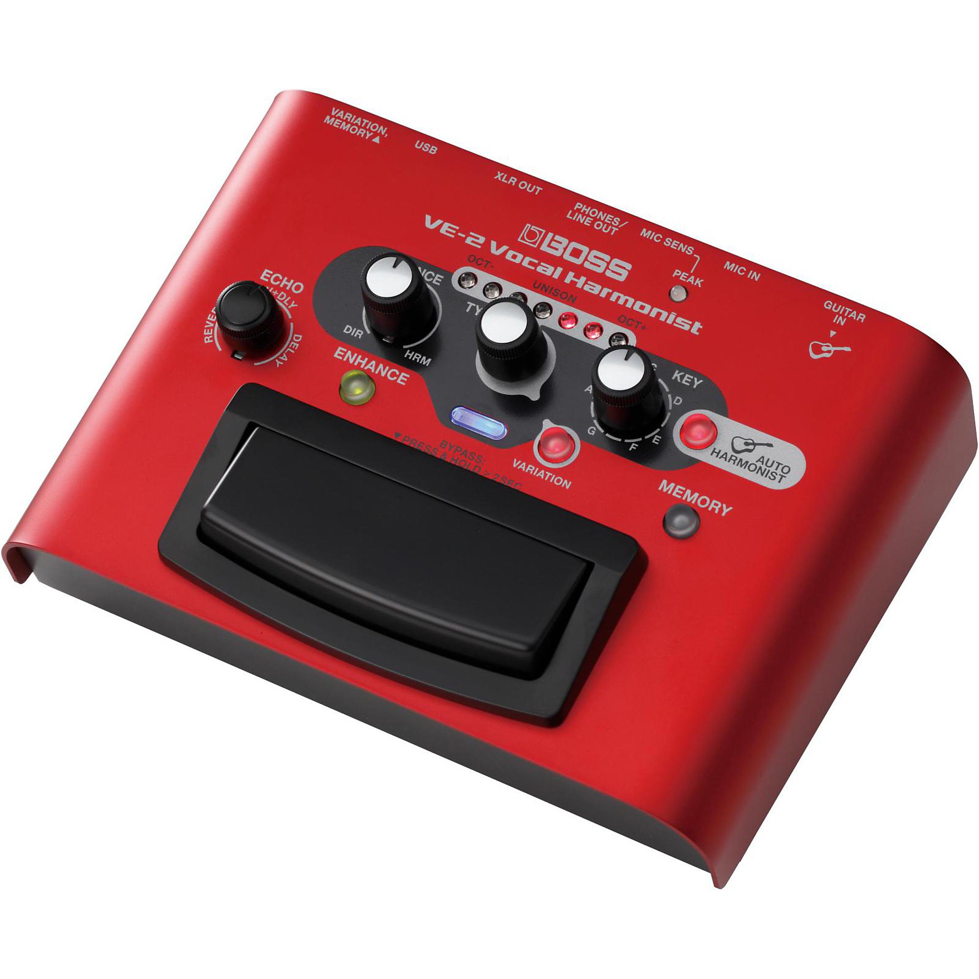 BOSS VE-2 Vocal Harmonist Multi-Effects Pedal | Music & Arts