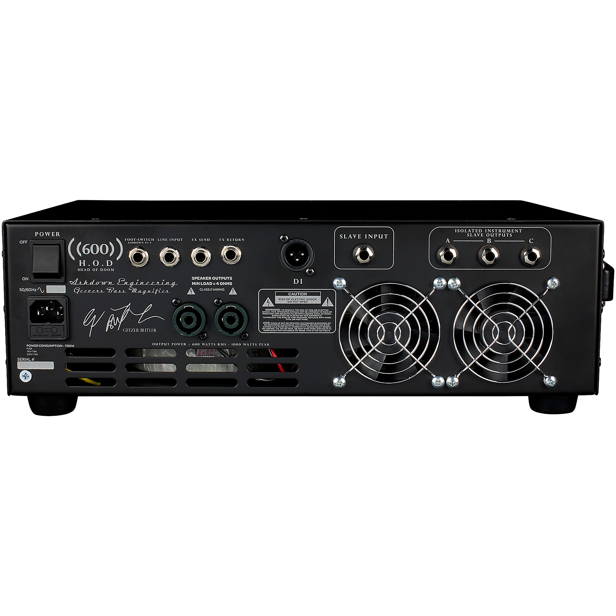 Ashdown HOD 600 Geezer Butler Signature 600W Bass Amp Head | Music