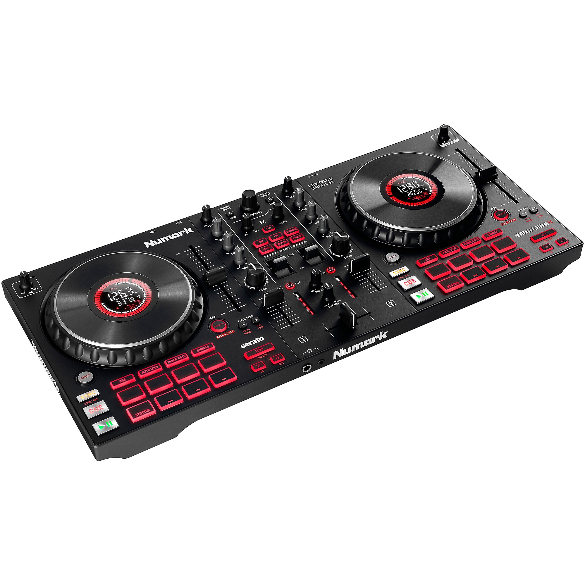 Numark Mixtrack Platinum FX 2-Channel DJ Controller | Music & Arts