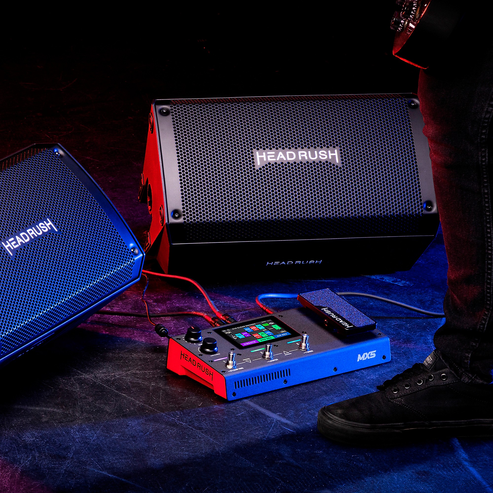 HeadRush MX5 Compact Quad-Core Multi-Effects Guitar Pedal and Amp