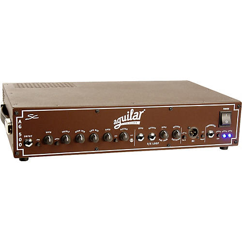 Aguilar AG 500SC Single Channel Bass Head Boss Brown 4 Ohm