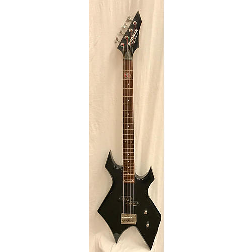 B.C. Rich Bronze Series Warlock Bass Electric Bass Guitar Black