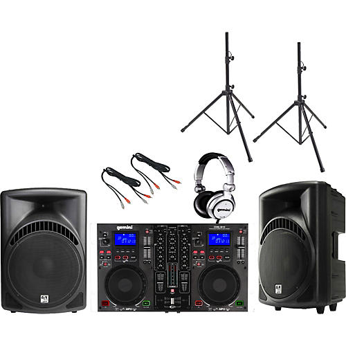 Gemini CDM-3610 / RS-412 DJ Package | Musician's Friend