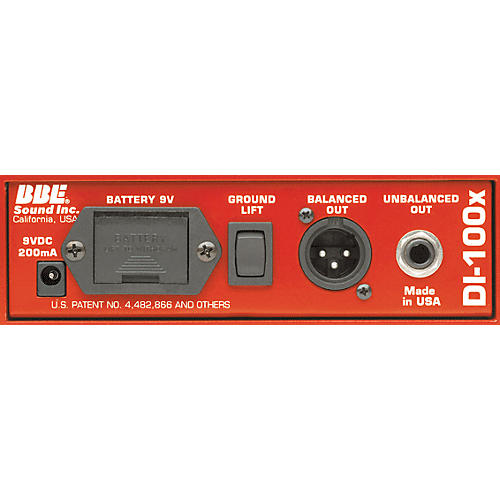 BBE DI-100X Active Direct Box | Musician's Friend