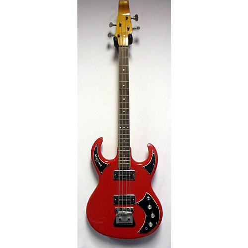Vintage Baldwin 1960s Bison Bass Electric Bass Guitar Red
