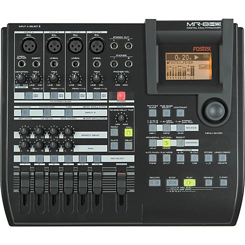 Fostex MR-8HD 8-Track Digital Recorder with 40GB Hard Drive Black