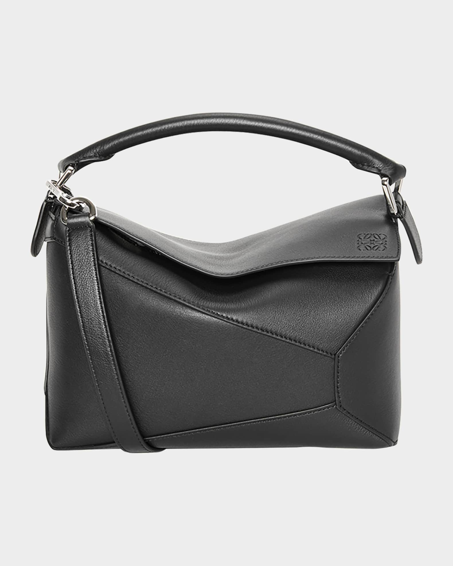 Loewe Puzzle Edge Small Top-Handle Bag in Leather | Neiman Marcus