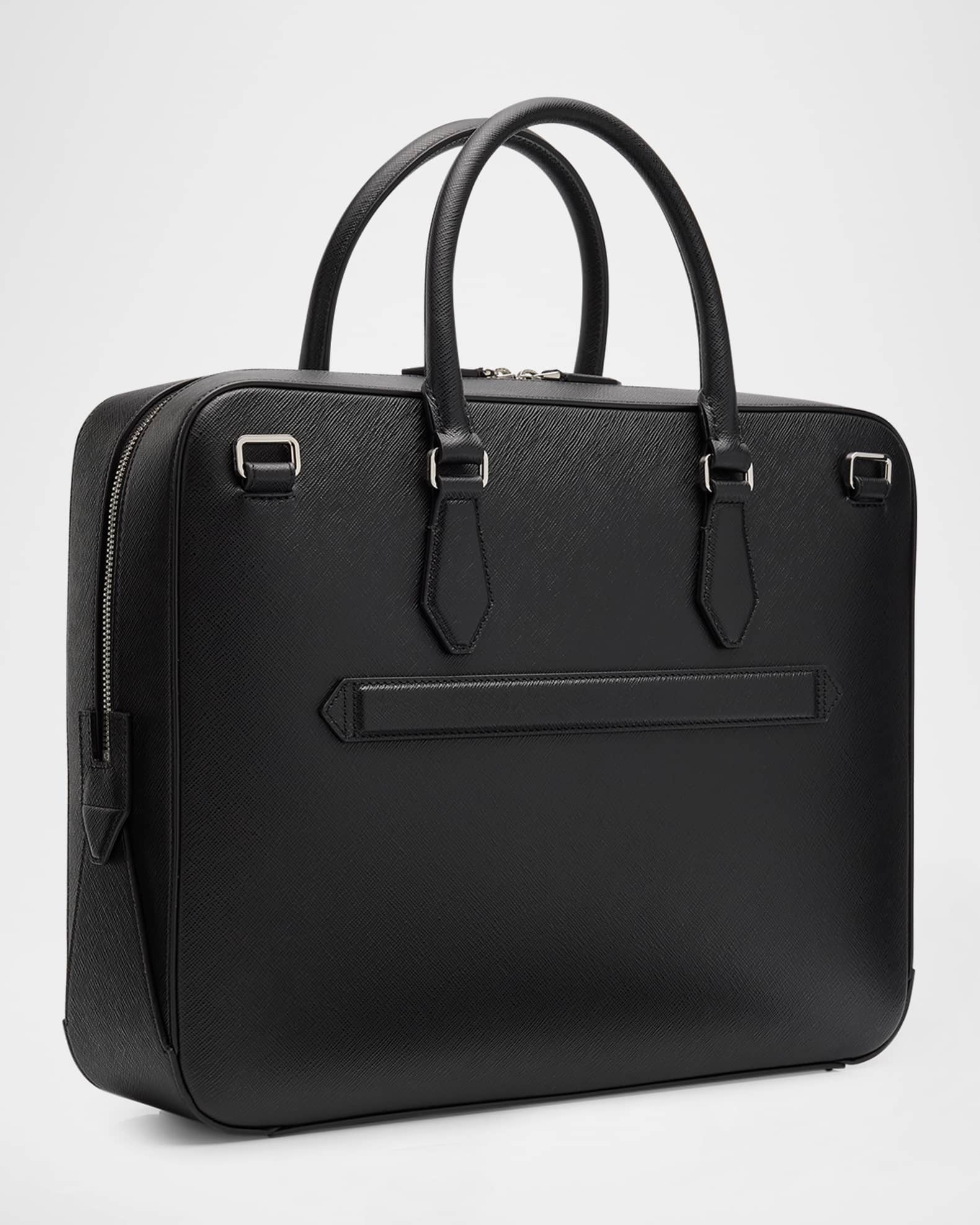 Montblanc Men's Sartorial Medium Document Briefcase | Neiman Marcus