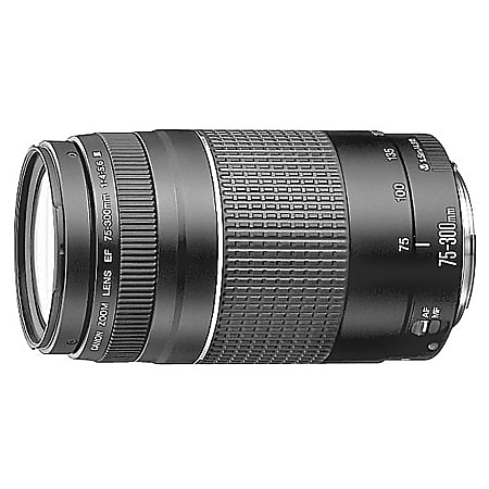 Canon EF 75 300mm f4 5.6 III Lens - Office Depot