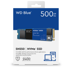 Western Digital Blue SN550 NVMe Internal SSD 500GB Blue - Office Depot