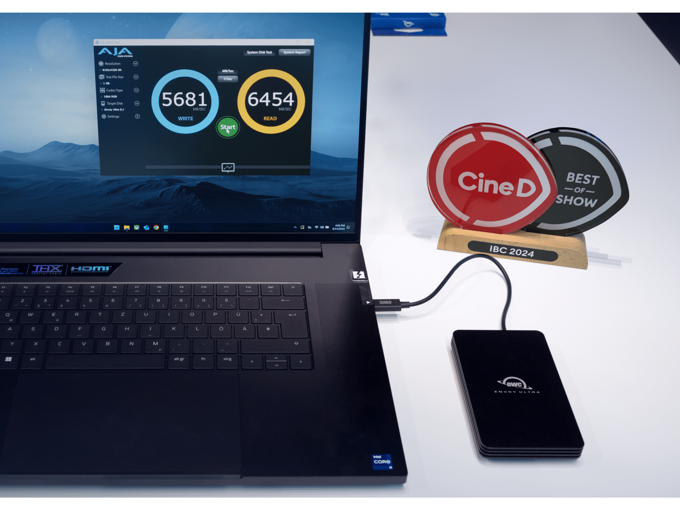 OWC Envoy Ultra – 6,000MB/s Thunderbolt 5 Portable SSD