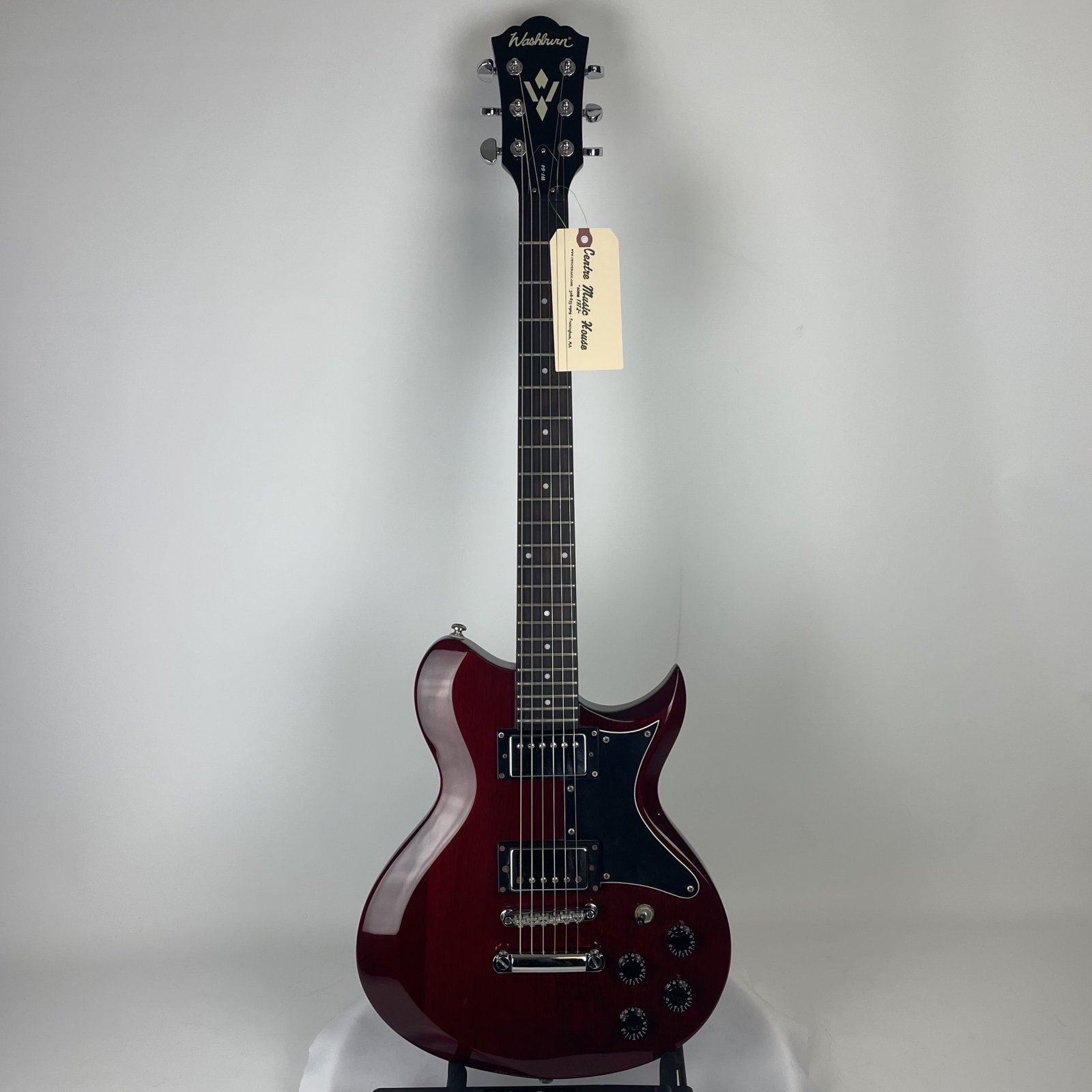 Washburn Idol Series WI-64 Electric Guitar w/ Gig Bag, Transparent