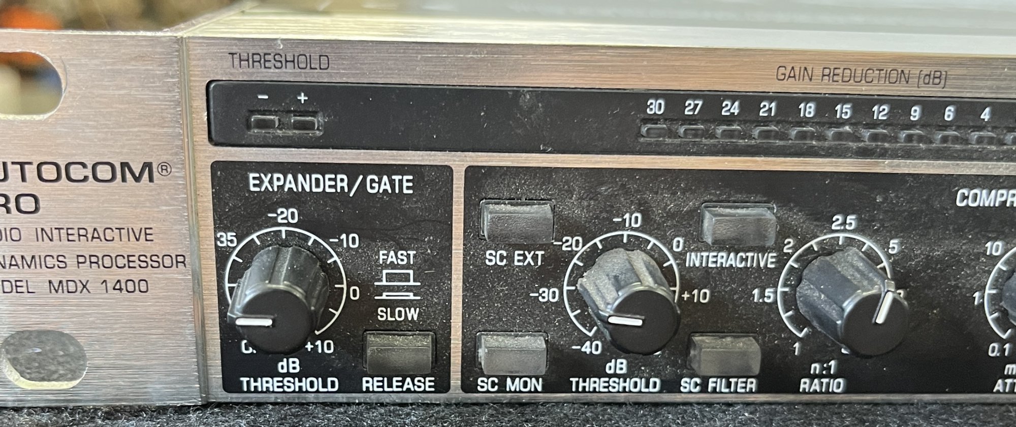 BEHRINGER AUTOCOM PRO MDX 1400 AUDIO INTERACTIVE DYNAMIC PROCESSOR