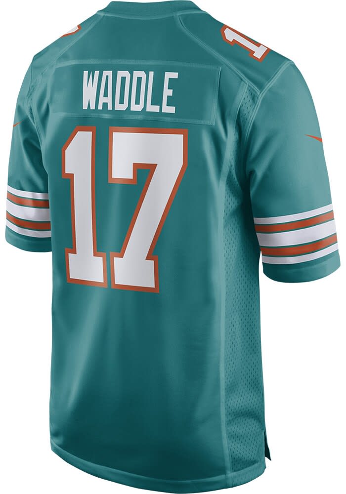 Jaylen Waddle Miami Dolphins TEAL Alt Jersey - 173202202