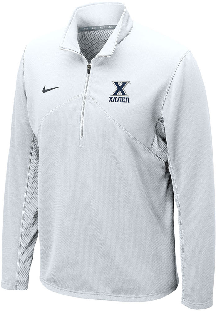 Nike Xavier Musketeers Mens WHITE Training Pullover - 19862696