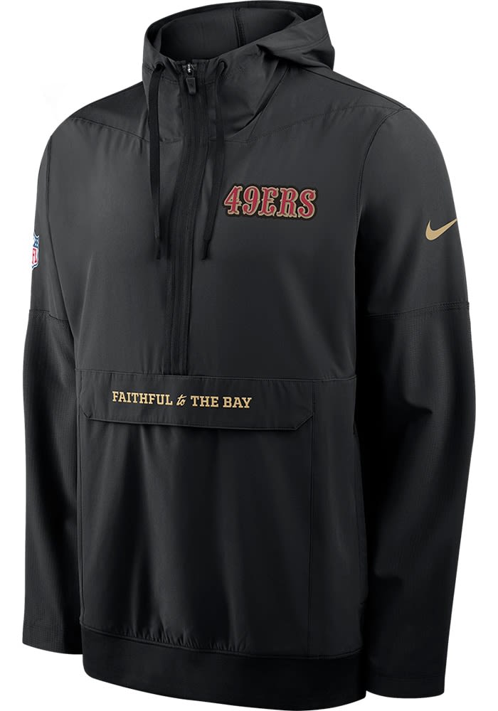 Nike San Francisco 49ers Mens Sideline Rivalry Anorak Pullover
