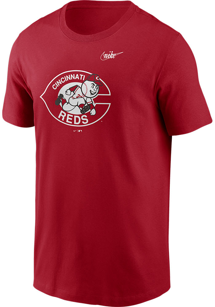 Nike Cincinnati Reds Red Coop Logo Short Sleeve T Shirt - 17323215