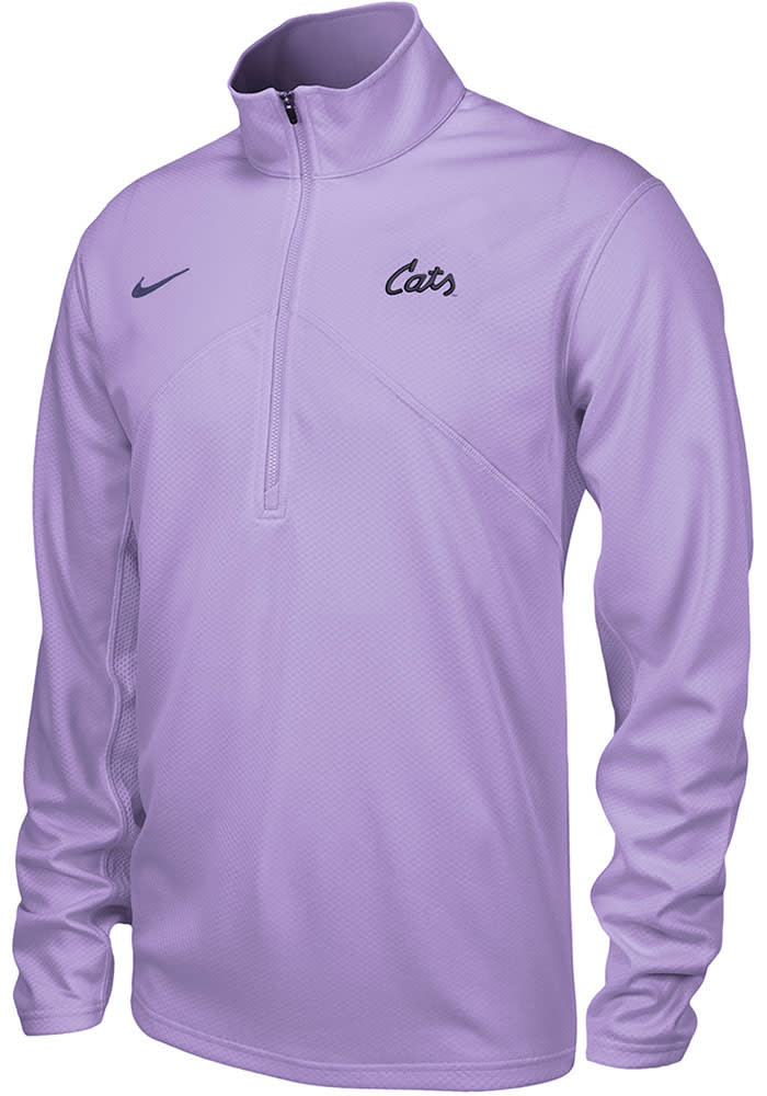 Nike Mens LAVENDER K-State Wildcats Script Drifit Training Long