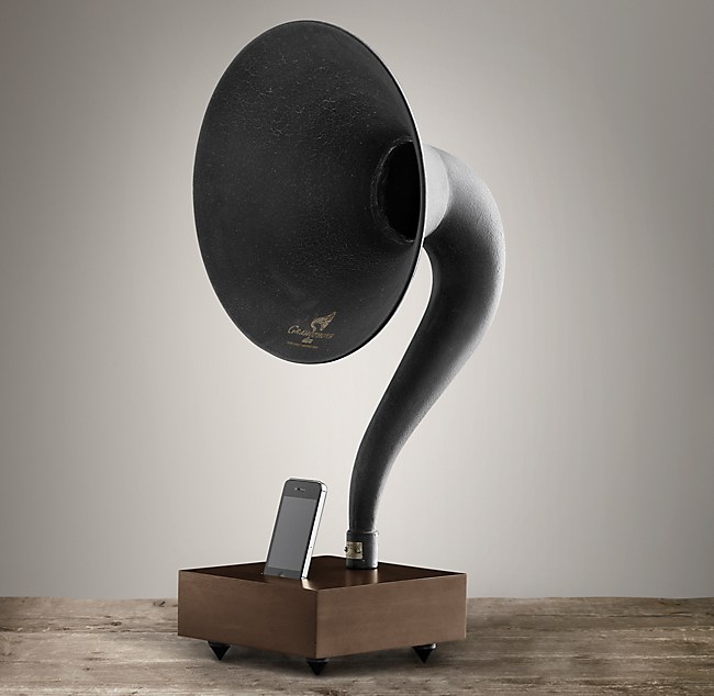 Gramophone For iPhone® - Walnut | RH Baby & Child