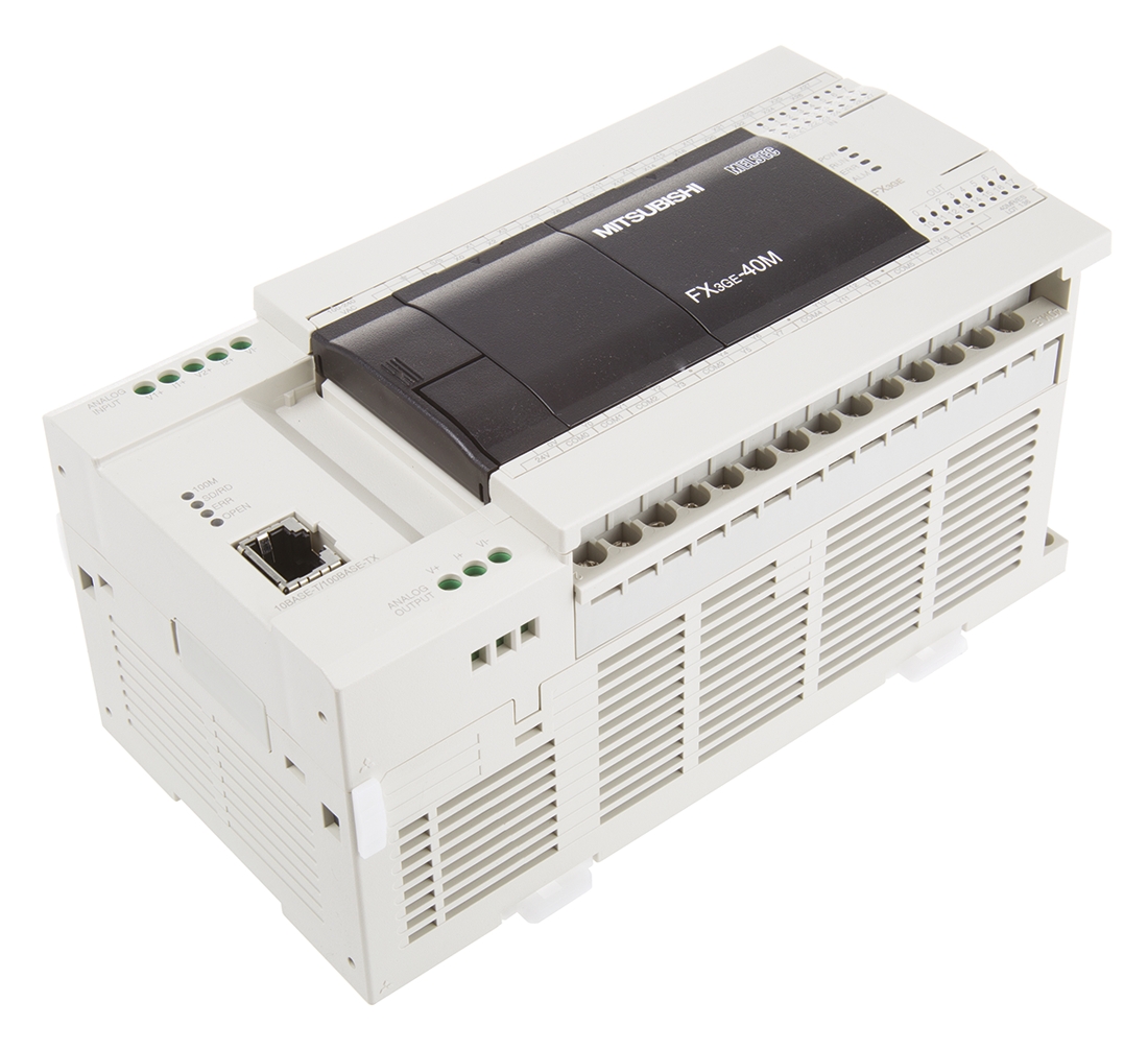 FX3GE-40MR/ES | 三菱電機 FX3GE PLC (CPUユニット) 24 入力 16 出力