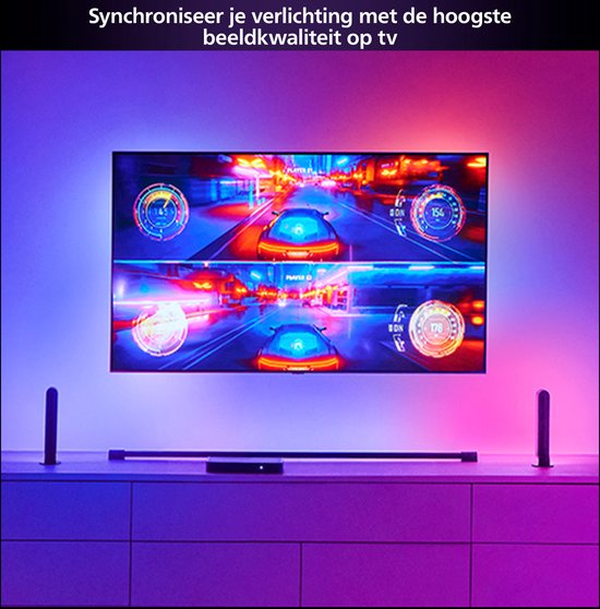 Philips Hue Play HDMI sync box - 8K ondersteuning - Zwart | bol