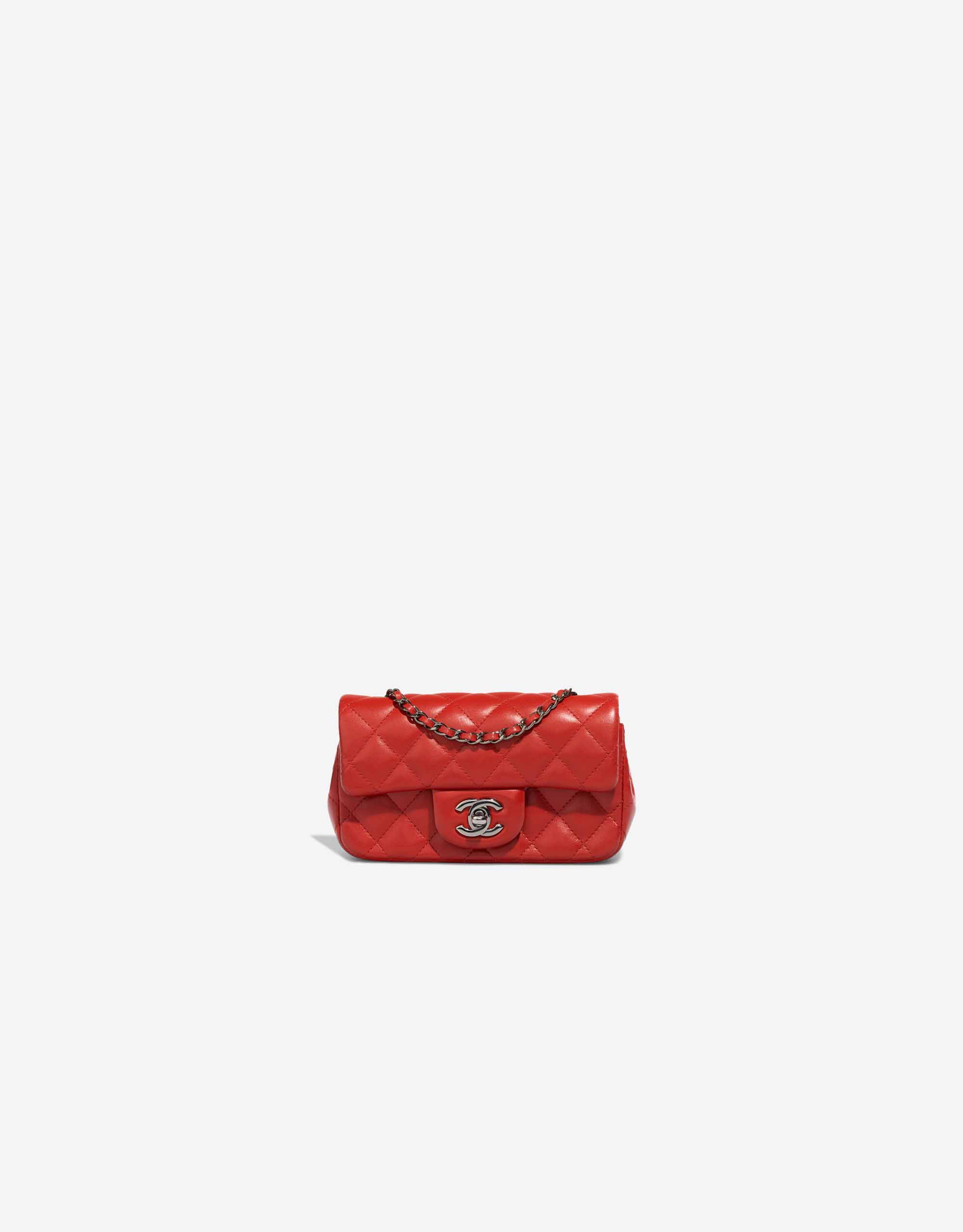 Chanel Timeless Extra Mini Lamb Red | SACLÀB