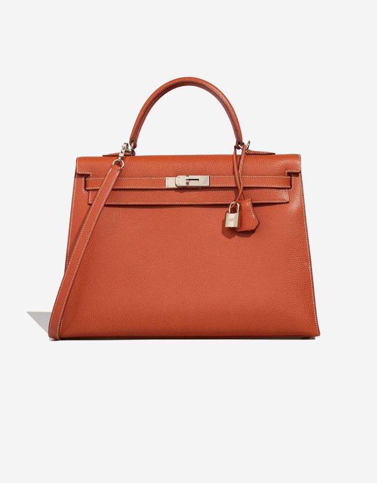 Hermès Kelly 25 Tadelakt Rouge Vif | SACLÀB