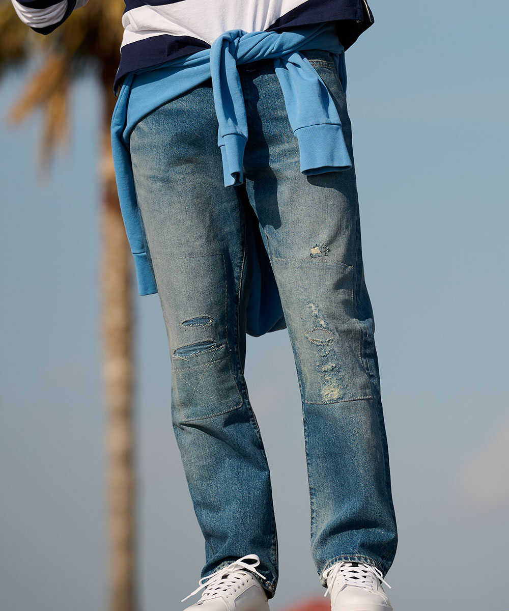 リペア加工デニムパンツ | ポロ ラルフ ローレン | Safari Lounge