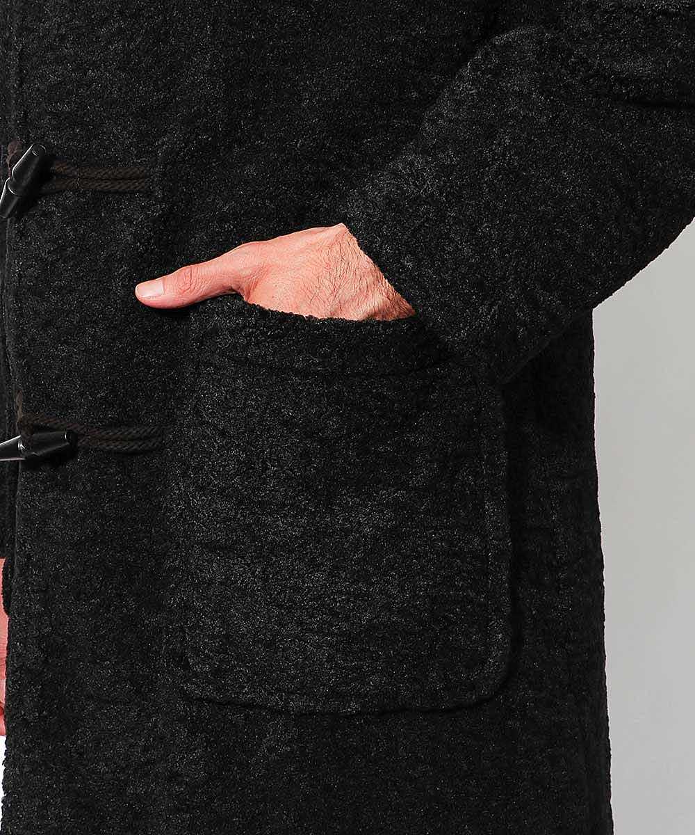 エコファーダッフルコート | スリードッツ | Safari Lounge