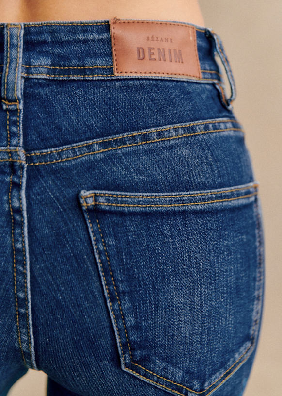 Slim Parfait - デニムブルー (TALLサイズ) - オーガニックコットン