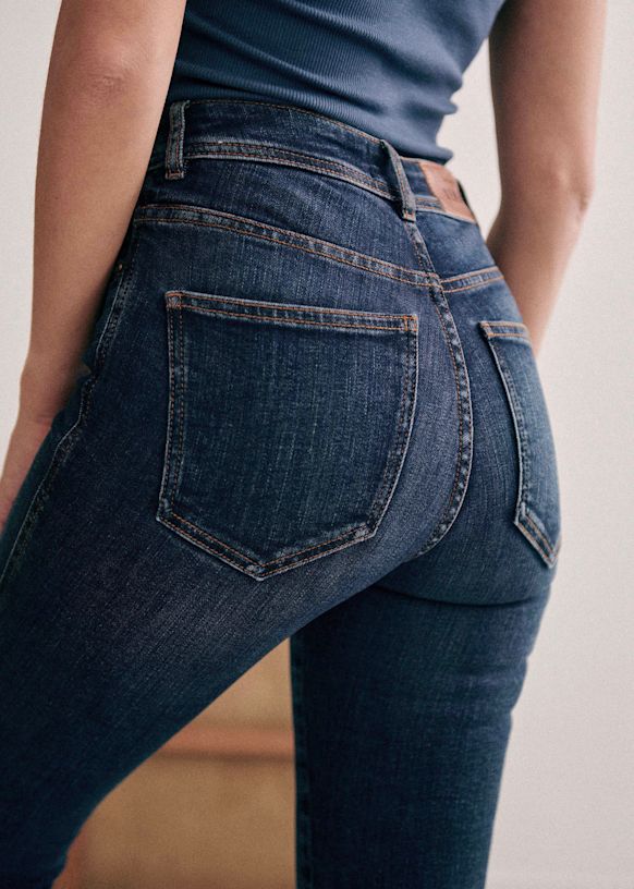 Le Slim Parfait - Denim blue - Tall - Organic cotton - textile