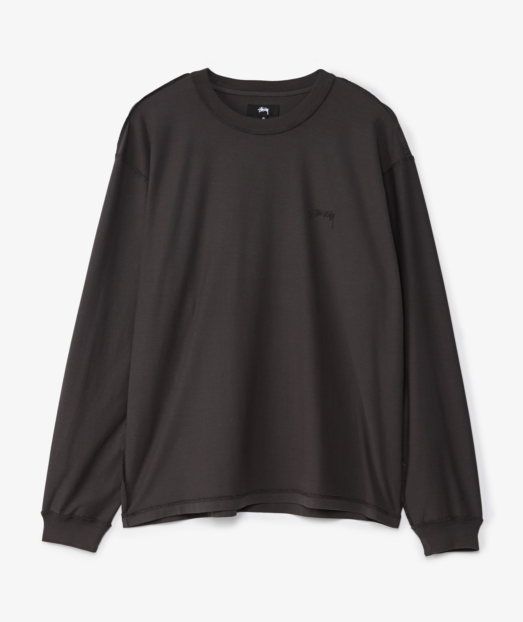 Stüssy Lazy Long Sleeve T-Shirt | Vintage Black | SVD USA