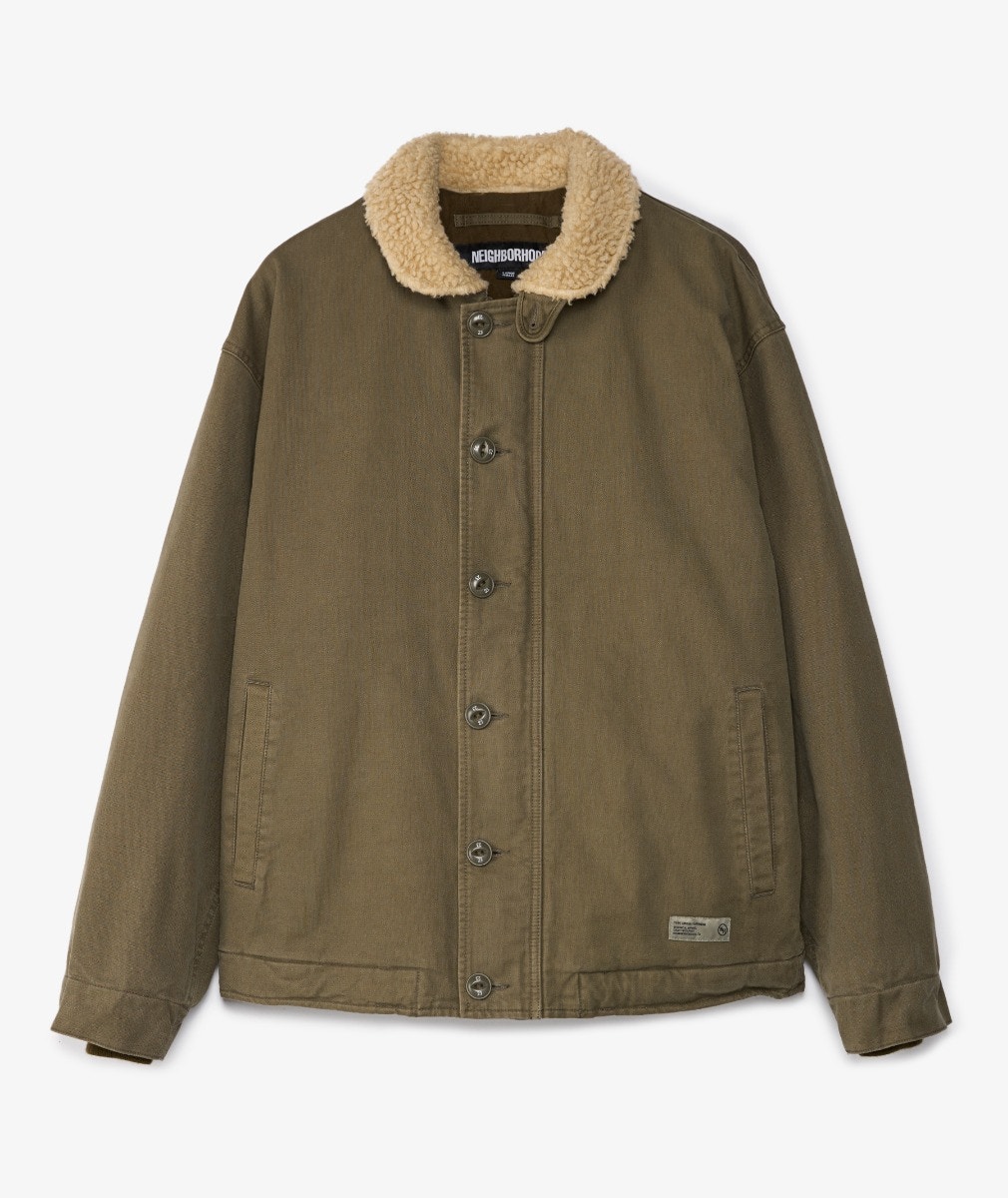 Neighborhood N-1 Deck Jacket | Olive Drab | SVD USA