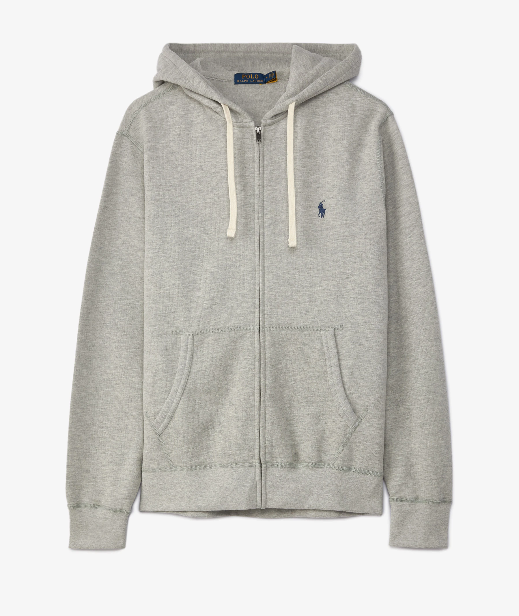 Grey Polo Ralph Lauren Zip Hoodie | SVD