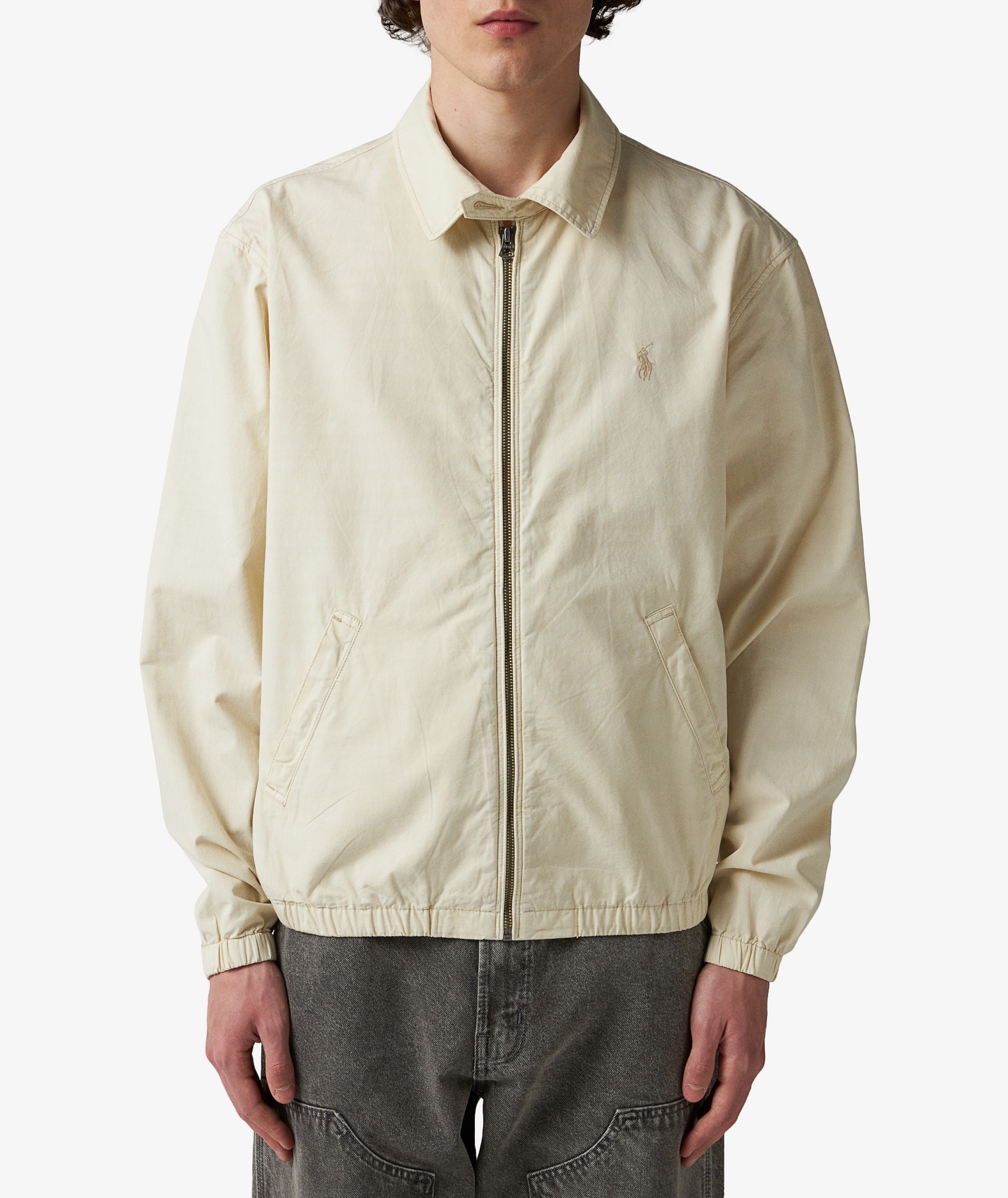 Polo Ralph Lauren The Bayport Mineral-Dyed Poplin Jacket in Beige