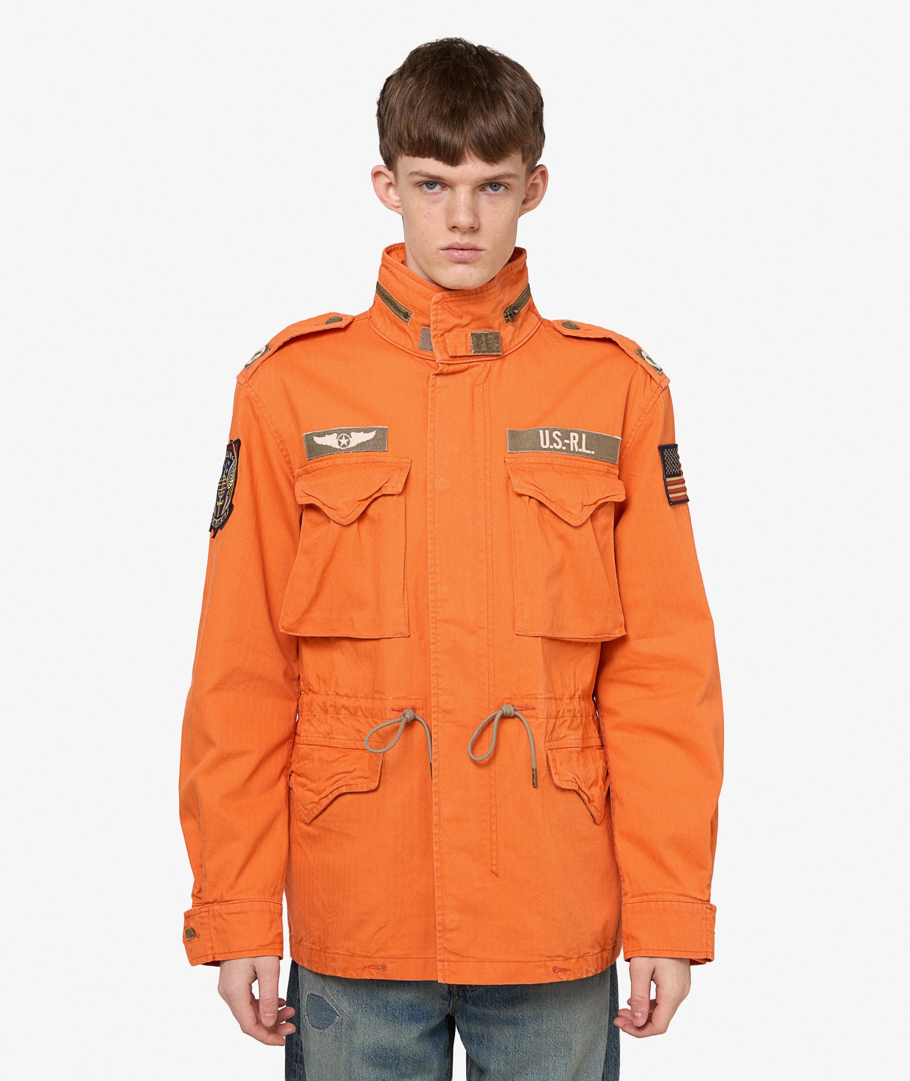 Polo Ralph Lauren The Iconic Field Jacket | Orange | SVD USA