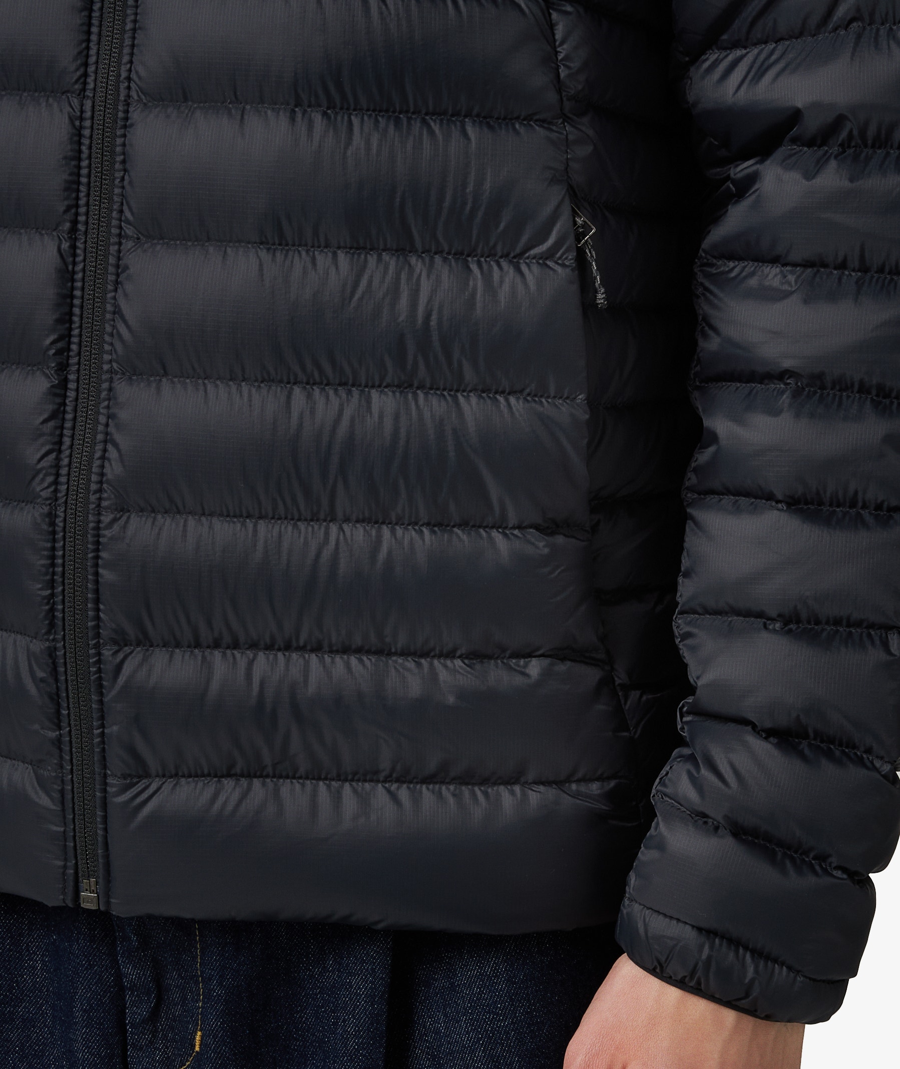 Patagonia Down Sweater Hooded Jacket in Black | SVD USA