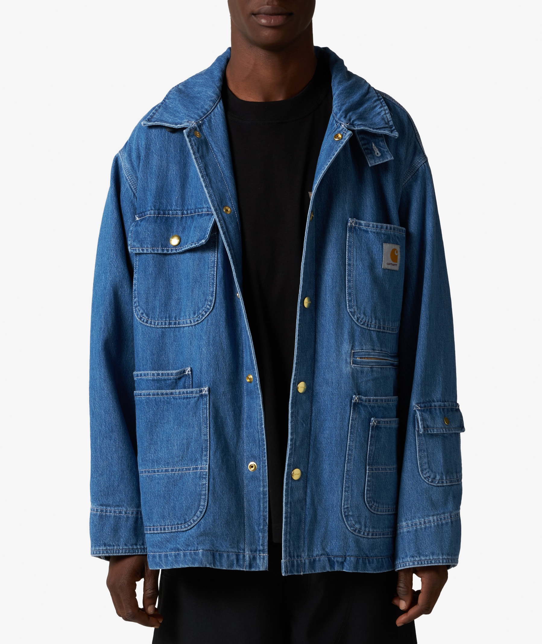 Carhartt WIP Denim Chore Coat x Invincible by Shinsuke Nakada in