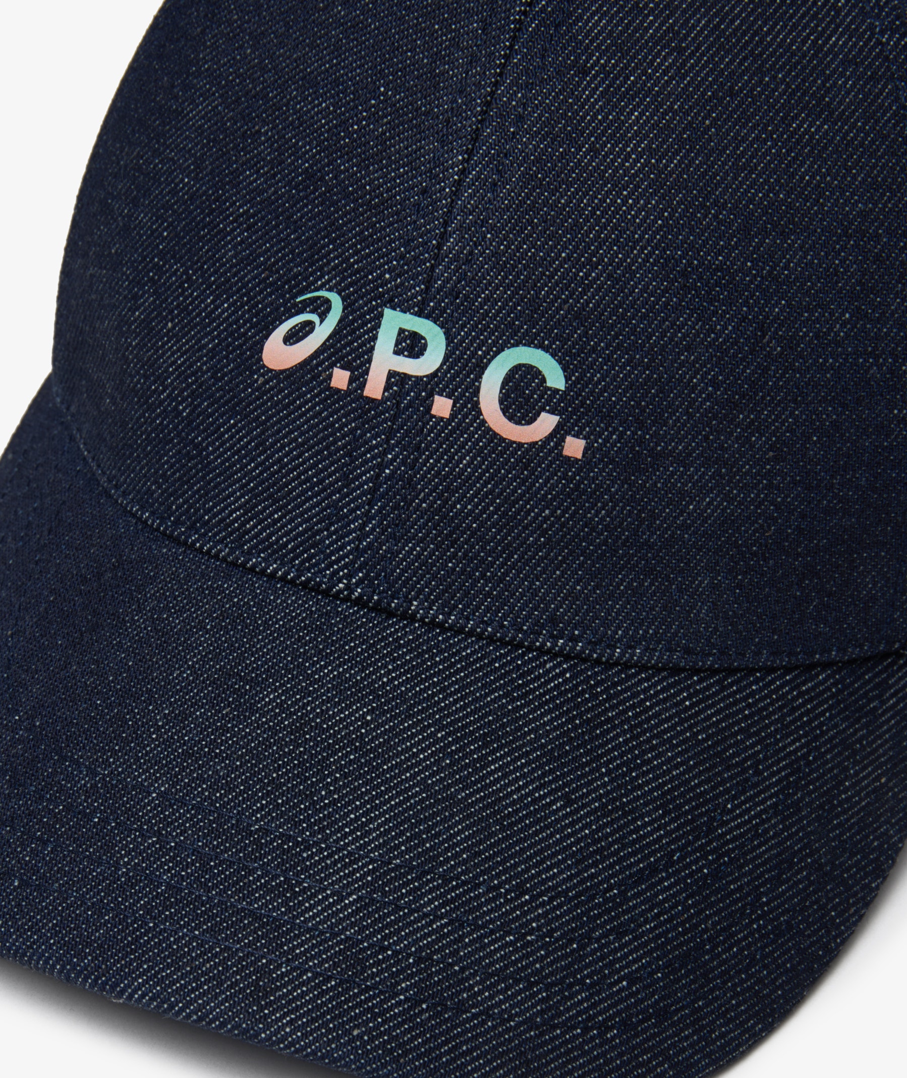 A.P.C. Casquette Cap x Asics in Navy Blue | SVD USA