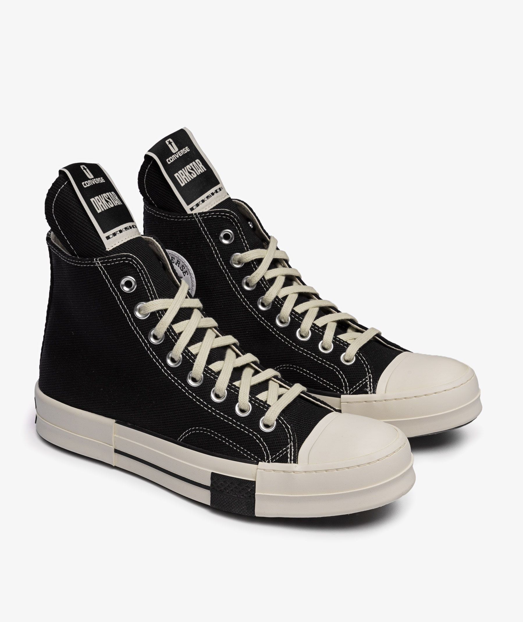 Black Rick Owens DRKSHDW Drkstar HI x Converse | SVD